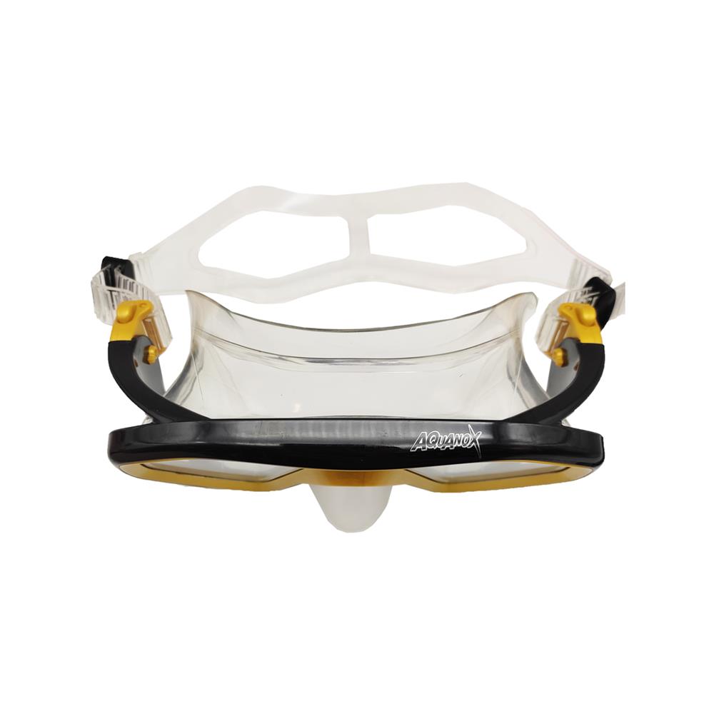 ชุดหน้ากากดำน้ำ AQUANOX M1542P สีเหลือง/ดำ