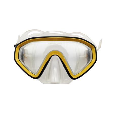 ชุดหน้ากากดำน้ำ AQUANOX M1542P สีเหลือง/ดำ_1