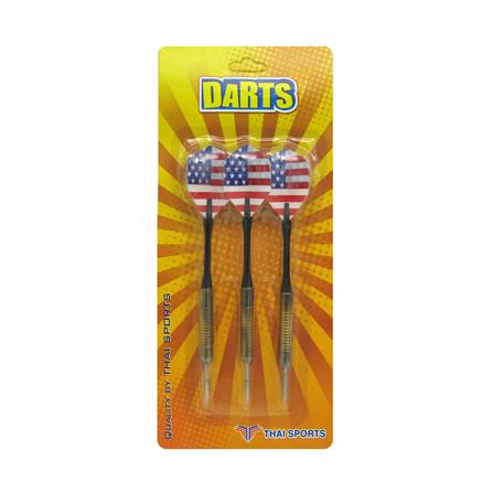 ลูกดอกปาเป้า THAISPORTS DB2023 ลายธงชาติอเมริกา (แพ็ก 3 ชิ้น)_0