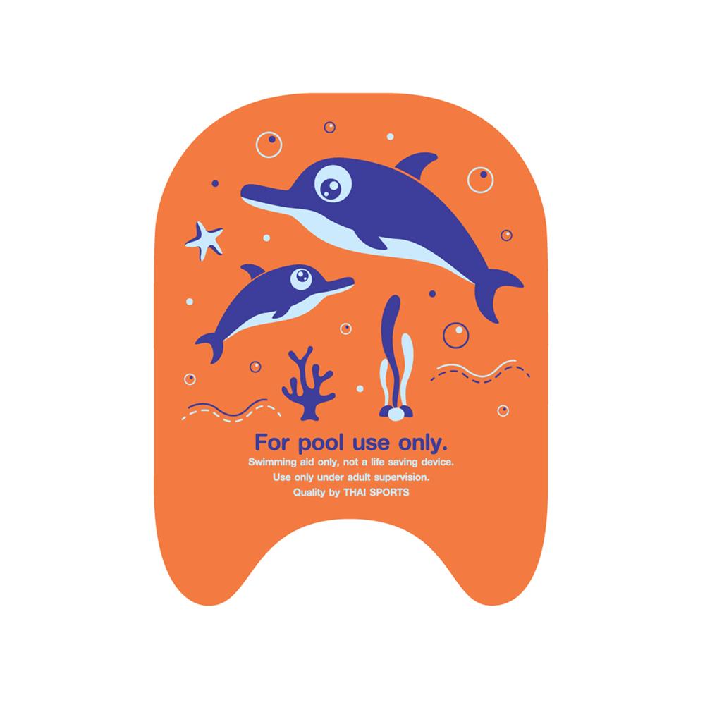 โฟมว่ายน้ำ THAISPORTS ลายแฟนซี สีส้ม