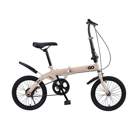 จักรยานพับ 16 นิ้ว JOY BICYCLE GO สีกากี_0