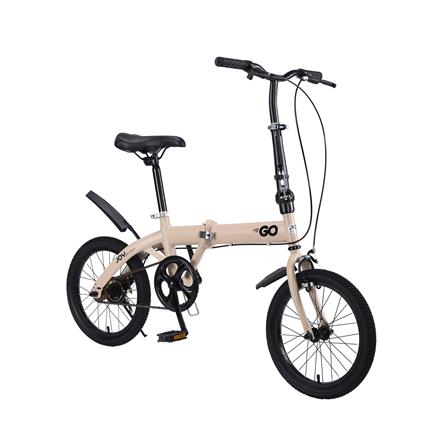 จักรยานพับ 16 นิ้ว JOY BICYCLE GO สีกากี_1