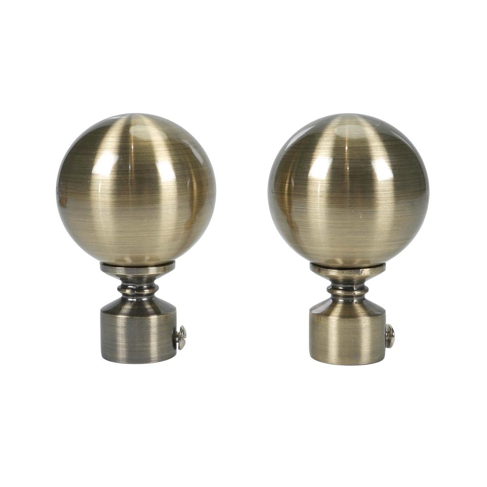 หัว-ท้ายรางม่าน HOME LIVING STYLE NIC 19 มม. สีทองเหลือง