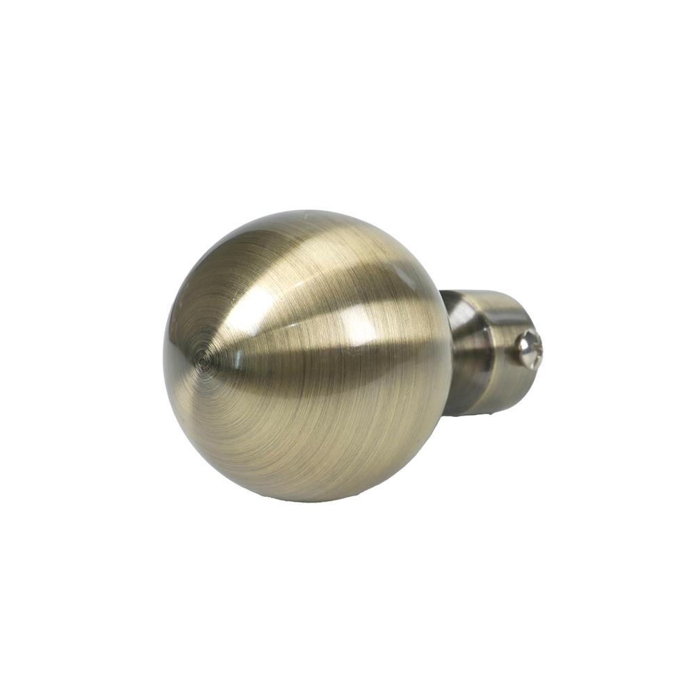 หัว-ท้ายรางม่าน HOME LIVING STYLE NIC 19 มม. สีทองเหลือง