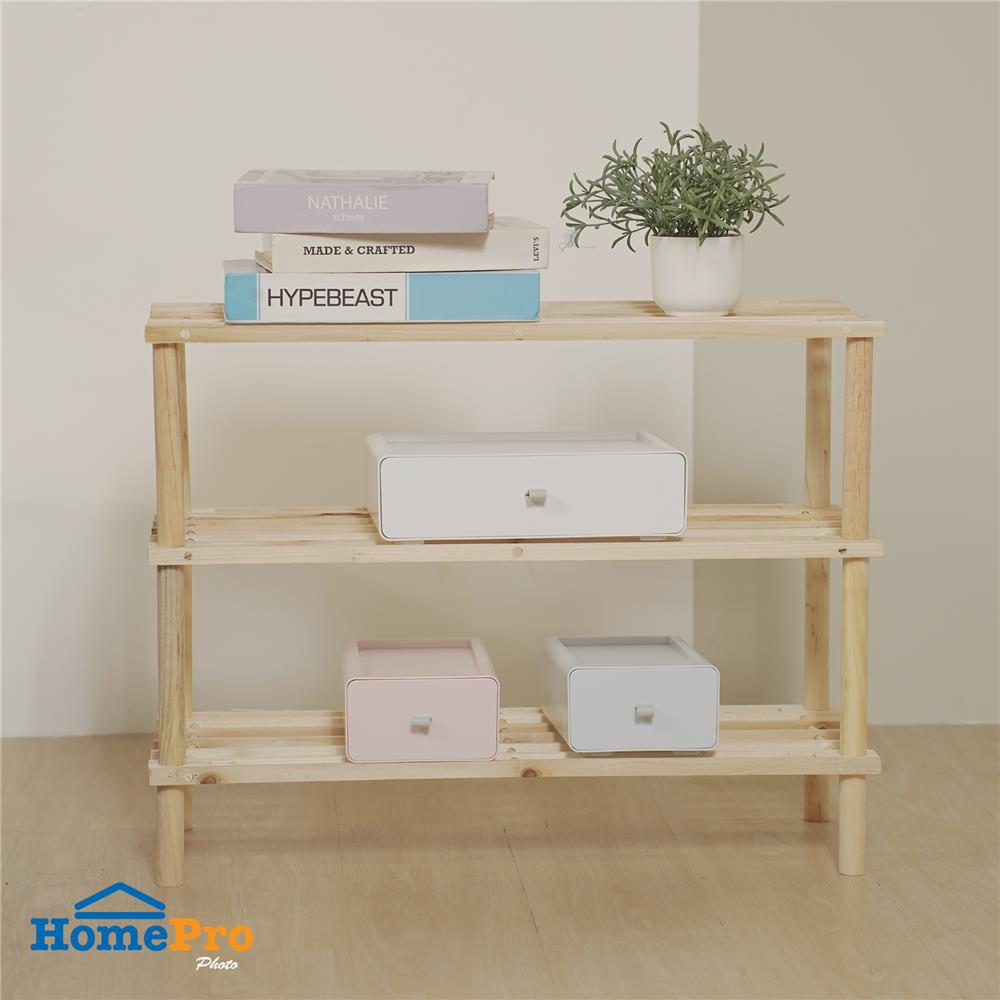 ชั้นวางของโล่ง 3 ชั้น FURDINI BOOST 63 ซม. สี NATURAL