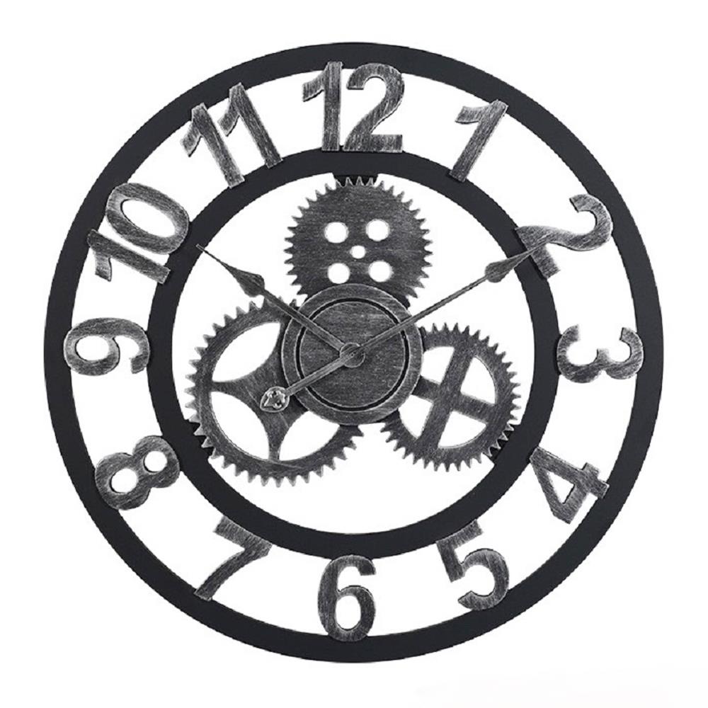 นาฬิกาแขวน INTERY C1038C012_081 17.72 นิ้ว สีเงิน_1