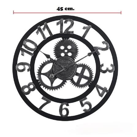 นาฬิกาแขวน INTERY C1038C012_081 17.72 นิ้ว สีเงิน_2