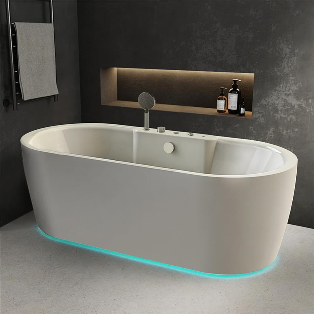 อ่างอาบน้ำ I-SPA I-IMP170WF-4XS-M 170 ซม. สีขาว