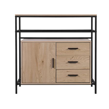 ชั้นวางของผสม FURDINI ZENO 91.5 ซม. สี NATURAL/ดำ_1