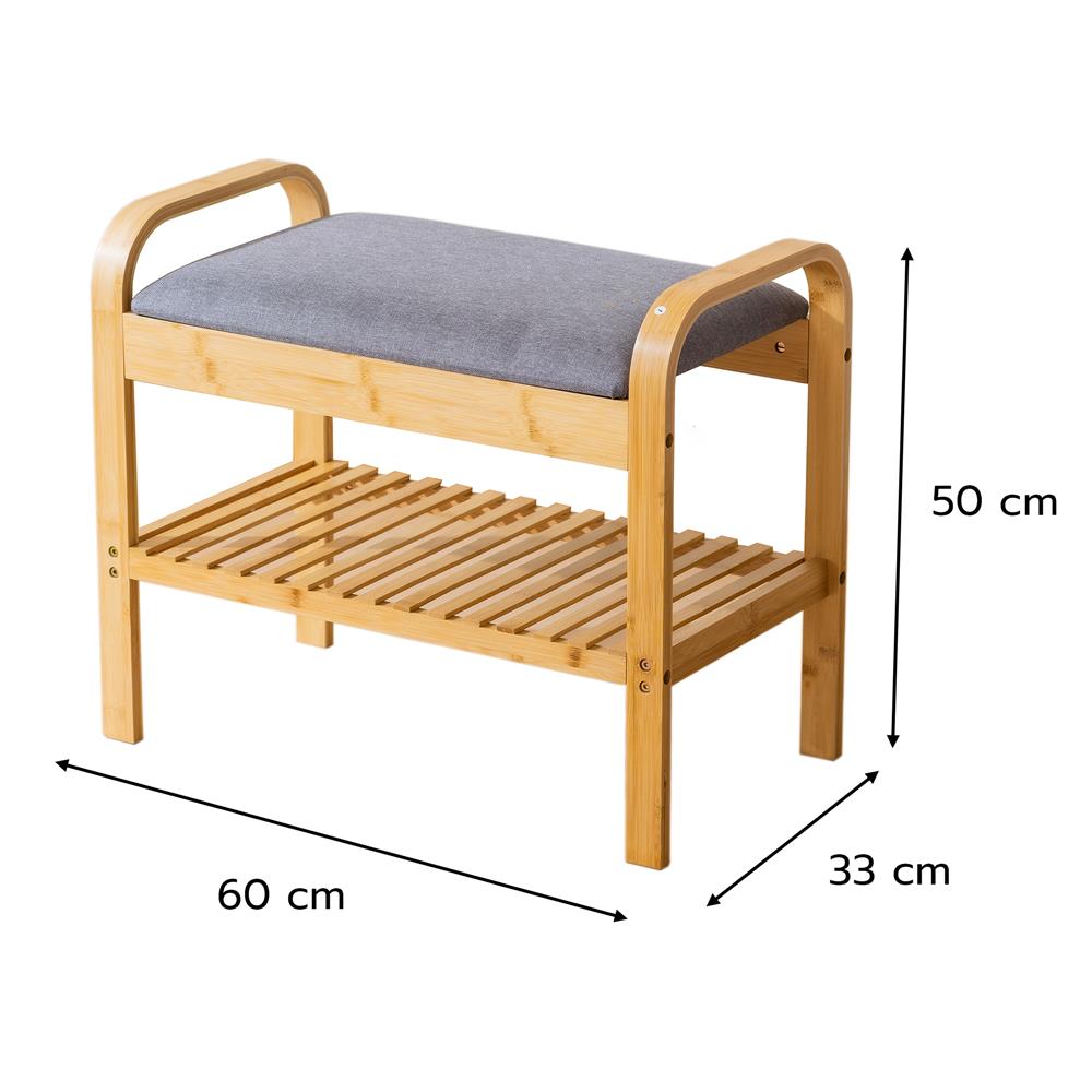 ชั้นวางรองเท้า FURDINI MORI 60 ซม. สี NATURAL