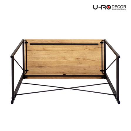 โต๊ะทำงาน U-RODECOR BRAVE 100 ซม. สีโอ๊ค_4