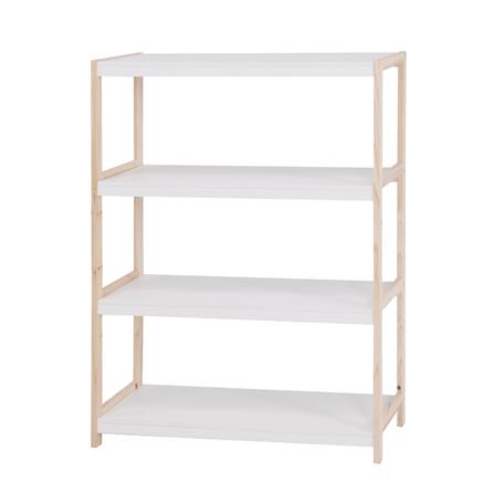 ชั้นวางของโล่ง 4 ชั้น FURDINI MACHI สี NATURAL/ขาว_1