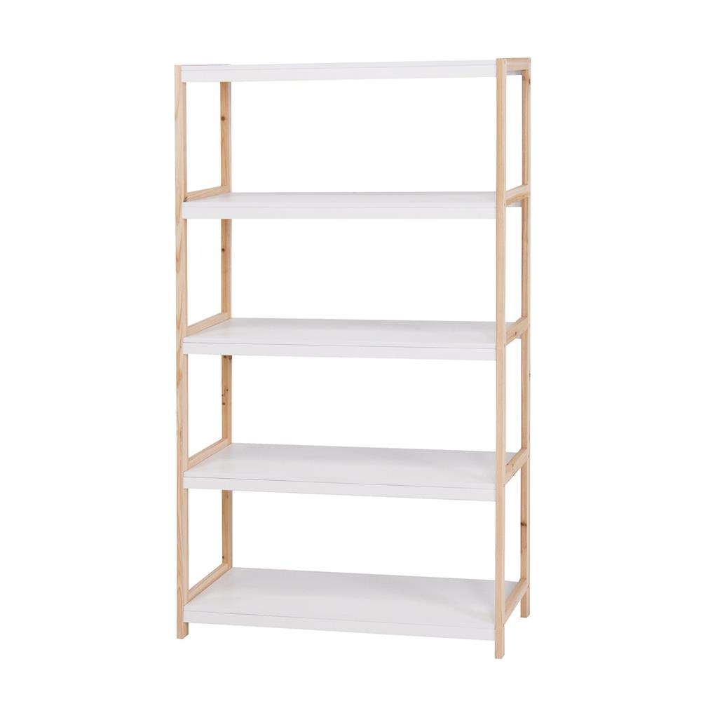 ชั้นวางของโล่ง 5 ชั้น FURDINI MACHI 83.5 ซม. สี NATURAL/ขาว