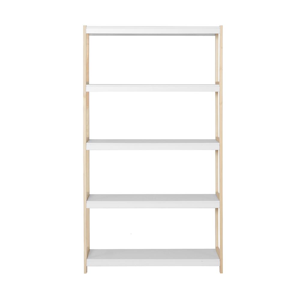 ชั้นวางของโล่ง 5 ชั้น FURDINI MACHI 83.5 ซม. สี NATURAL/ขาว