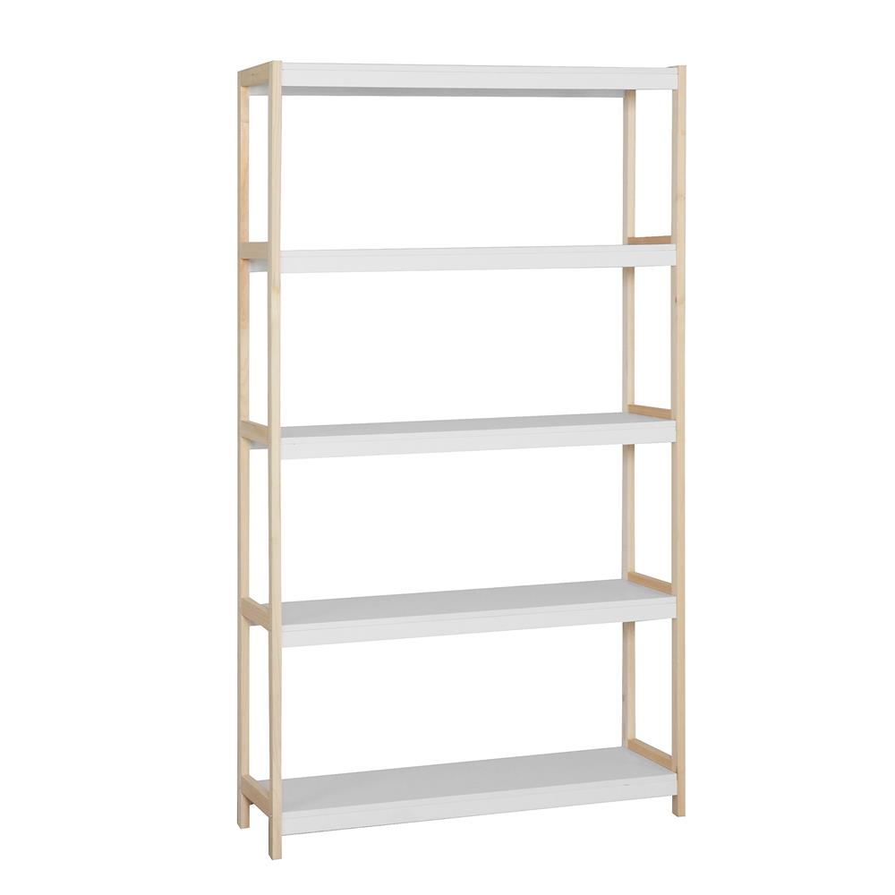 ชั้นวางของโล่ง 5 ชั้น FURDINI MACHI 83.5 ซม. สี NATURAL/ขาว