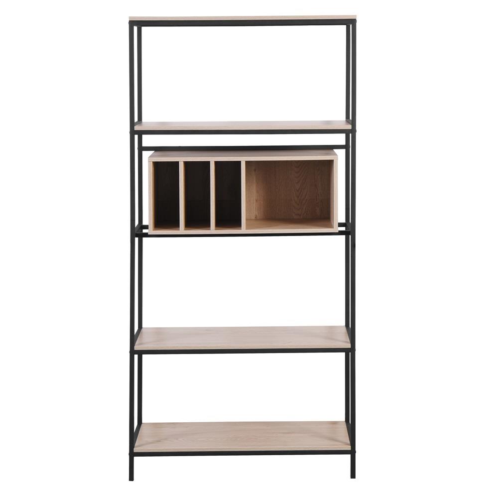 ชั้นวางของผสม 5 ชั้น FURDINI ZENO 85 ซม. สี NATURAL/ดำ