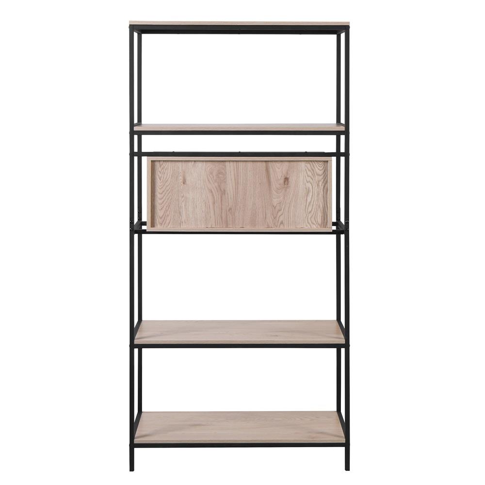 ชั้นวางของผสม 5 ชั้น FURDINI ZENO 85 ซม. สี NATURAL/ดำ