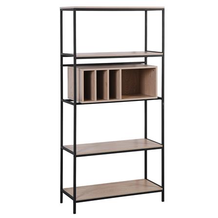 ชั้นวางของผสม 5 ชั้น FURDINI ZENO 85 ซม. สี NATURAL/ดำ_3