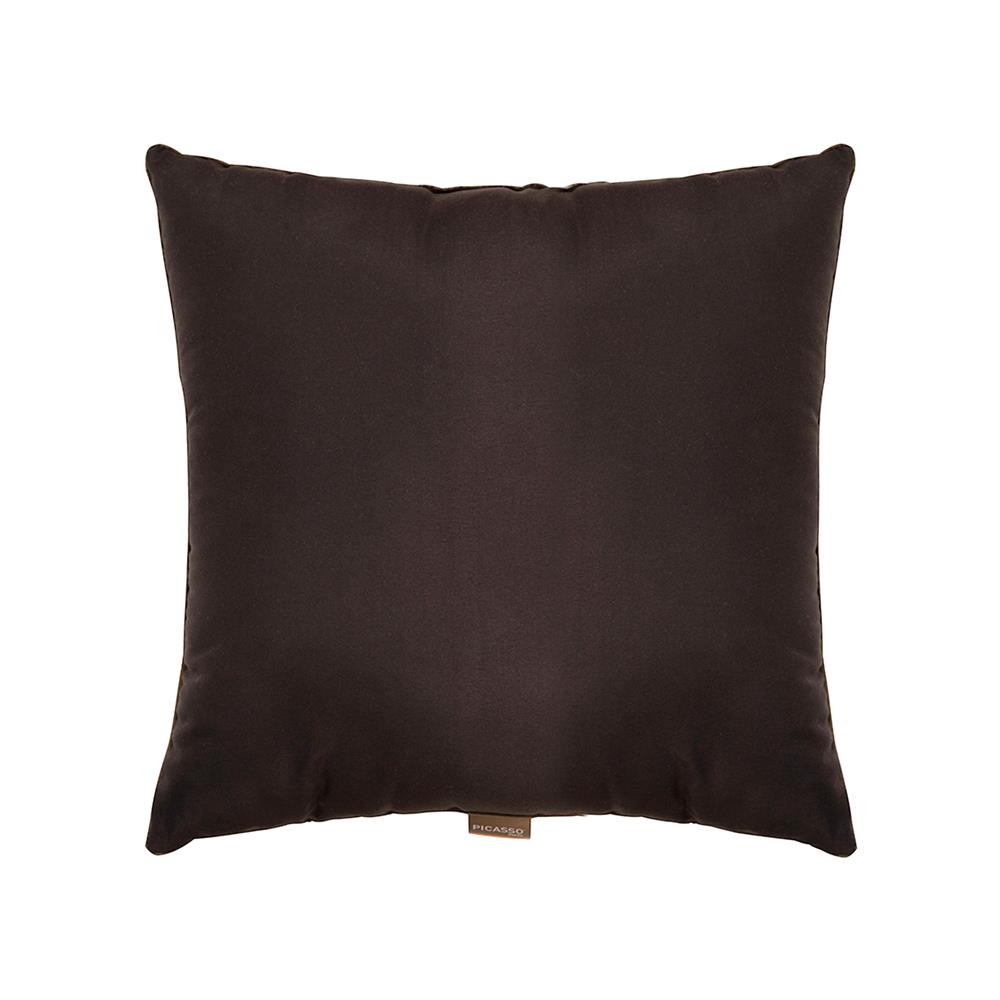 หมอนอิง PICASSO SMILE 18X18 นิ้ว สีน้ำตาลเข้ม