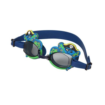 แว่นตาว่ายน้ำเด็ก AQUANOX G0611C สีน้ำเงิน_1