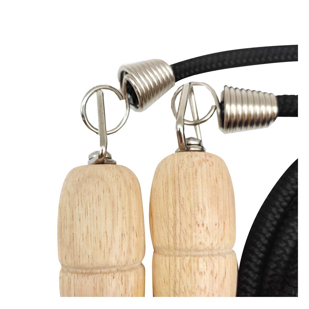 เชือกกระโดด EXERCISE 309S เชือกถัก สีดำ