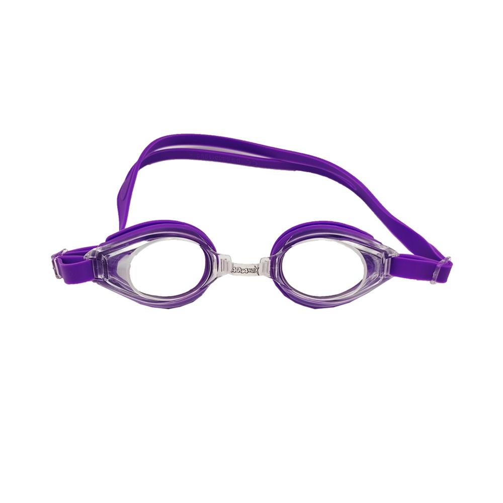 แว่นตาว่ายน้ำเด็ก AQUANOX G8014 สีม่วง