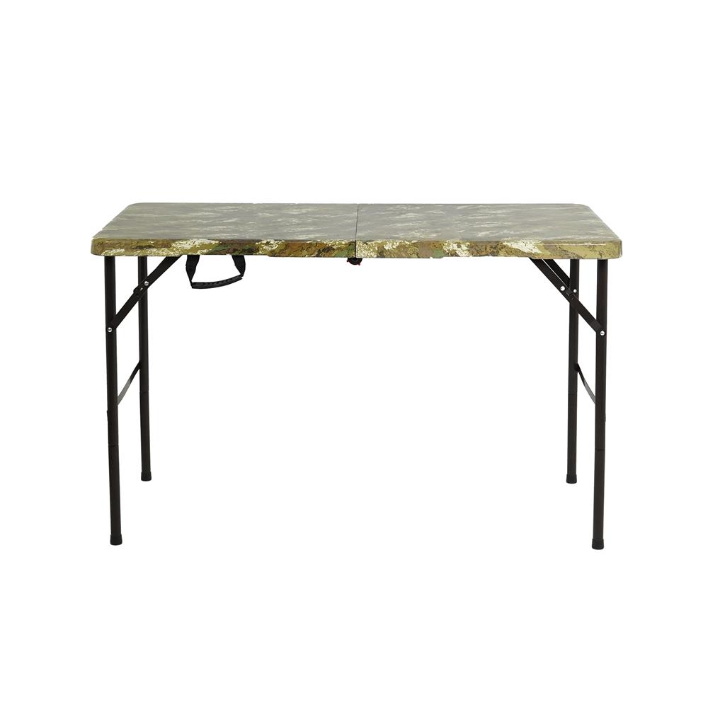 โต๊ะพับ HDPE SPRING ลายทหาร 120 ซม. สีขาว