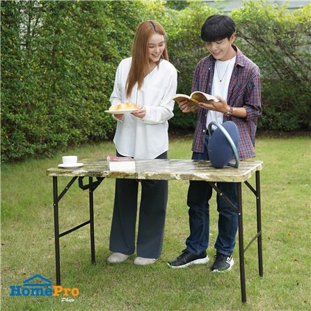 โต๊ะพับ HDPE SPRING ลายทหาร 120 ซม. สีขาว_7