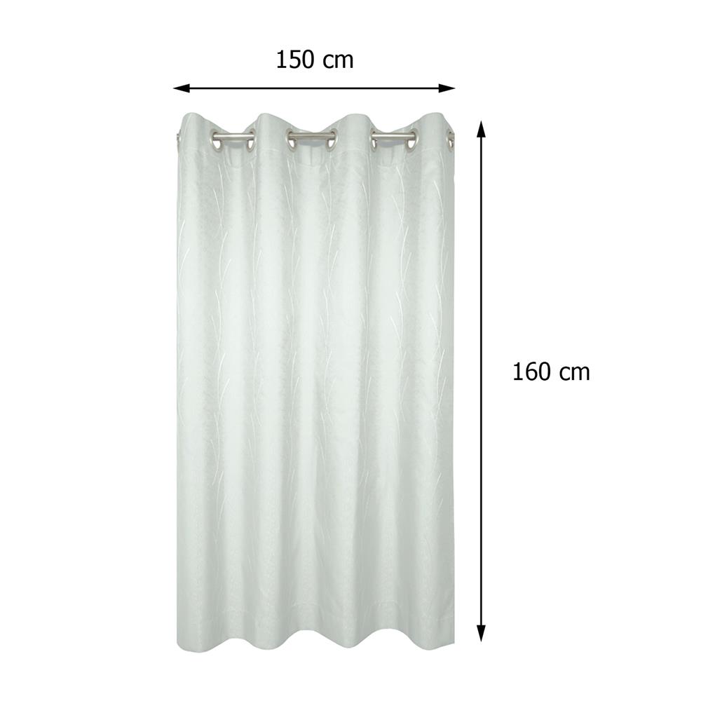 ผ้าม่าน EYELET HOME LIVING STYLE LORENZ UV 150X160 ซม. สีเทา