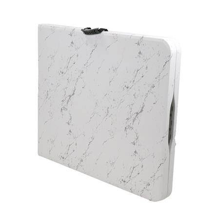 โต๊ะพับ HDPE SPRING ลายหินอ่อน 180 ซม. สีขาว_4