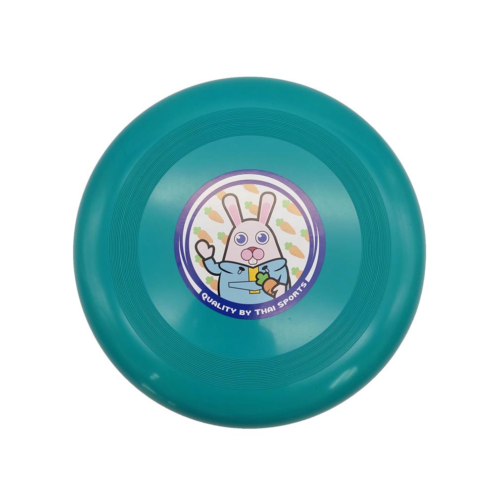 จานร่อน THAISPORTS ลายการ์ตูน สีเขียว