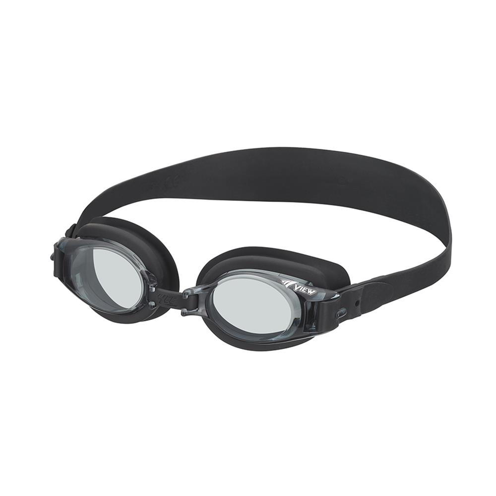 แว่นตาว่ายน้ำเด็ก VIEW V770JA สีดำ