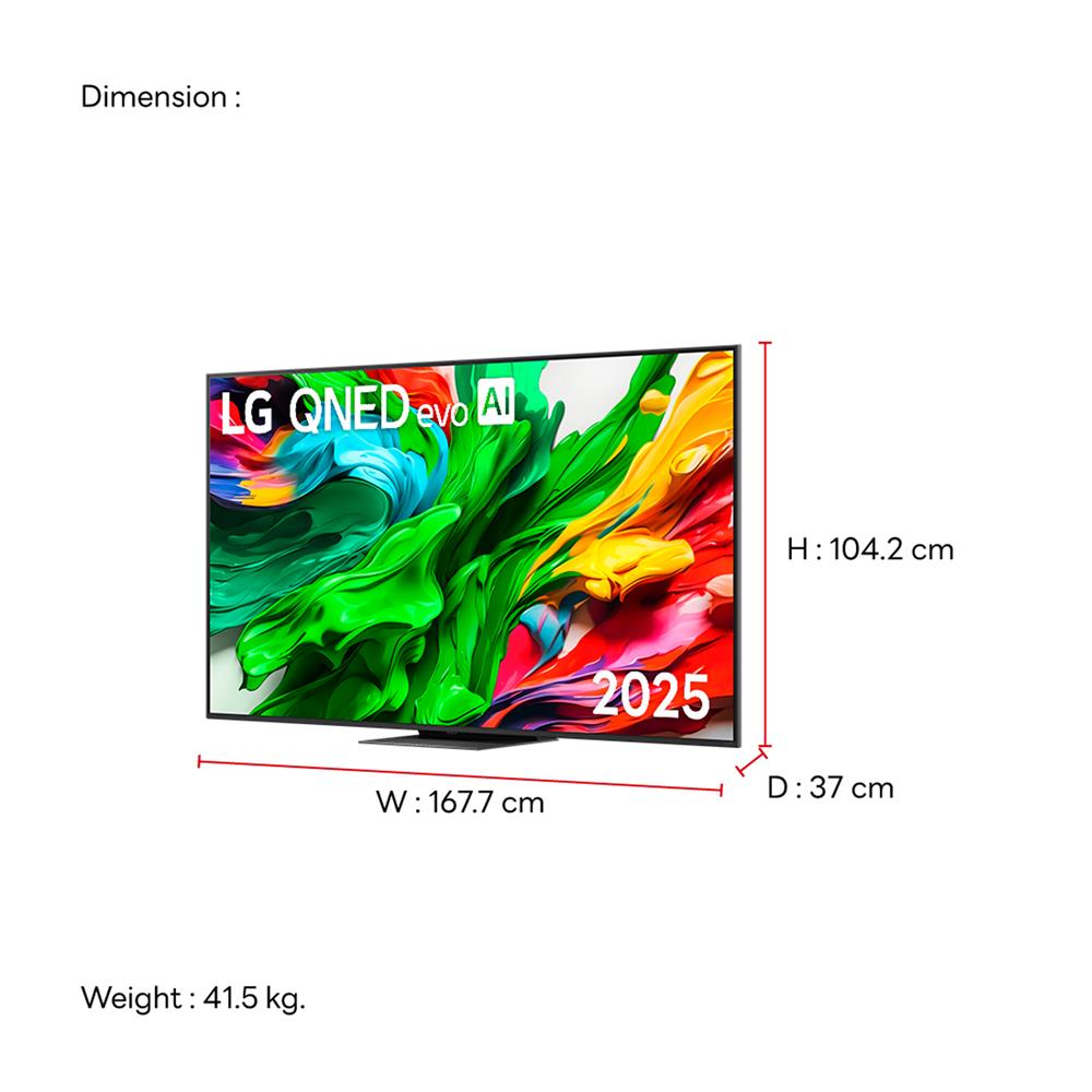 ทีวีคิวเอ็นอีดี 75 นิ้ว LG (4K, QNED, SMART TV) 75QNED86ASA.ATM