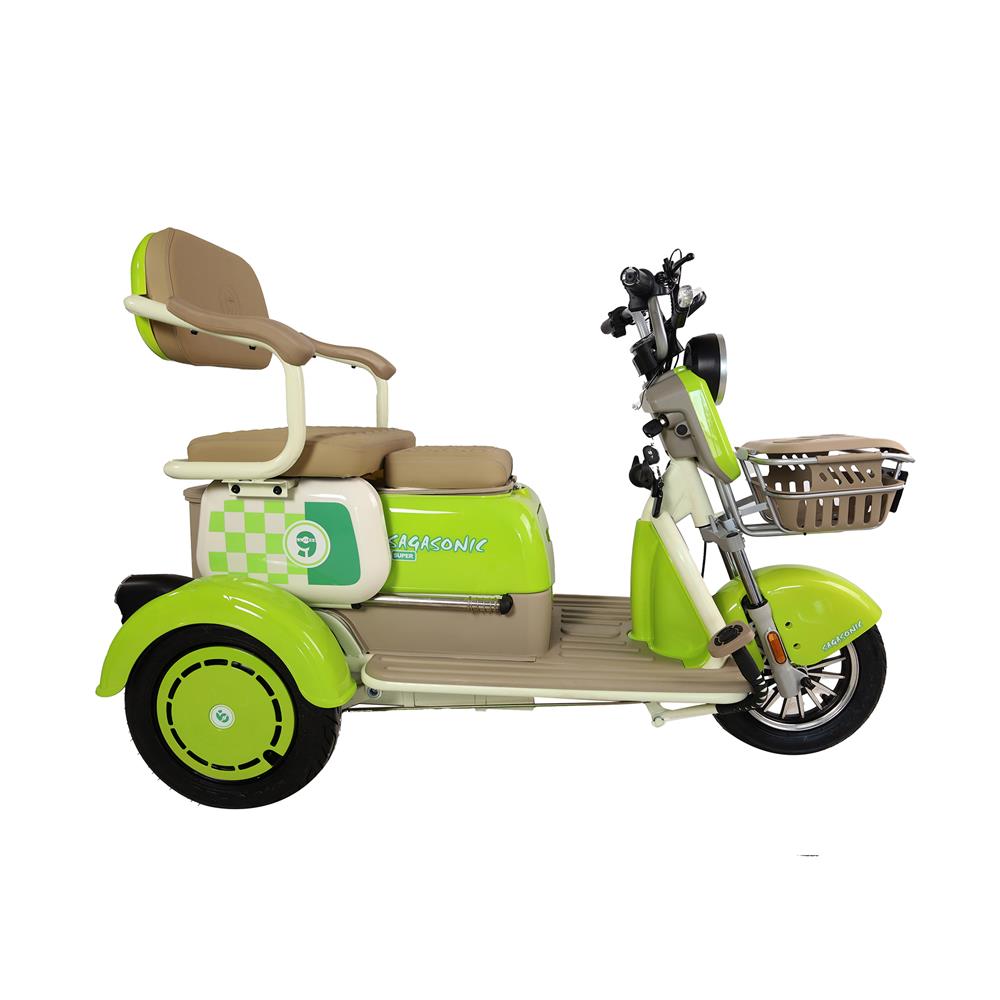 สกู๊ตเตอร์ไฟฟ้า 3 ล้อ SAGASONIC C3 สีเขียว