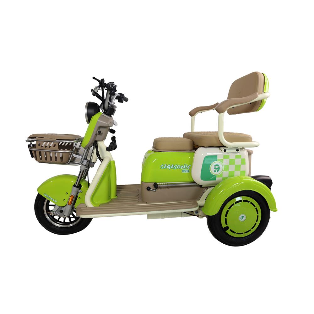 สกู๊ตเตอร์ไฟฟ้า 3 ล้อ SAGASONIC C3 สีเขียว