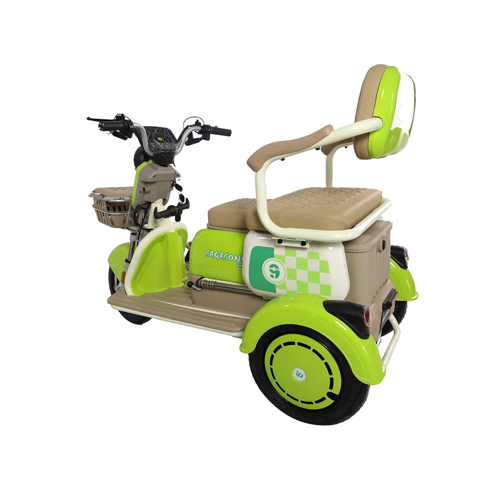 สกู๊ตเตอร์ไฟฟ้า 3 ล้อ SAGASONIC C3 สีเขียว