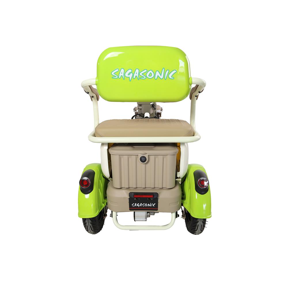 สกู๊ตเตอร์ไฟฟ้า 3 ล้อ SAGASONIC C3 สีเขียว