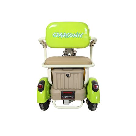 สกู๊ตเตอร์ไฟฟ้า 3 ล้อ SAGASONIC C3 สีเขียว_5