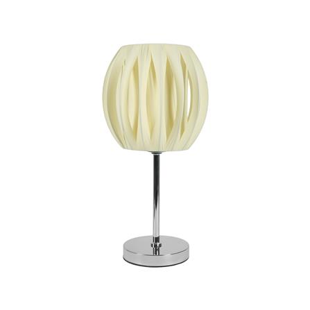 ไฟตั้งโต๊ะ CARINI MT-84324 สีครีม/เงิน_0