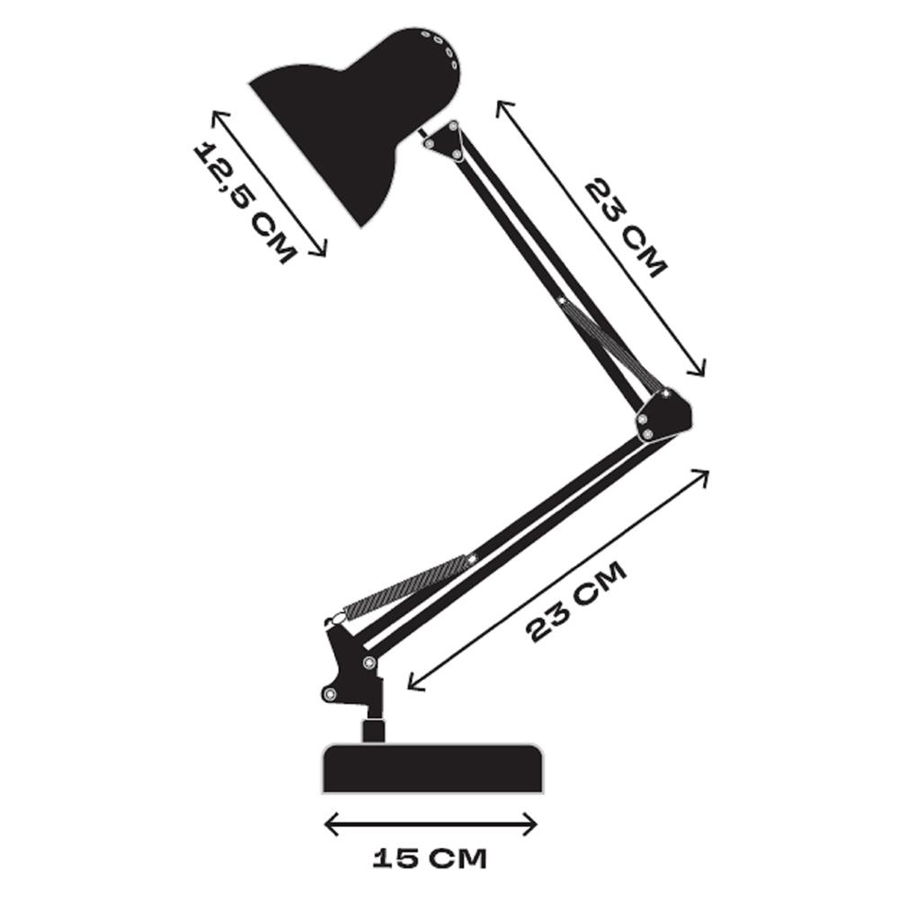 ไฟอ่านหนังสือ CARINI OL-TL-AC3 สีดำ