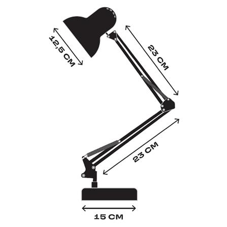 ไฟอ่านหนังสือ CARINI OL-TL-AC3 สีดำ_8