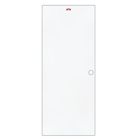 ประตูภายนอกเหล็ก เจาะลูกบิด PROFESSIONAL DOOR D2W 89.2x199.4 ซม. สีขาว