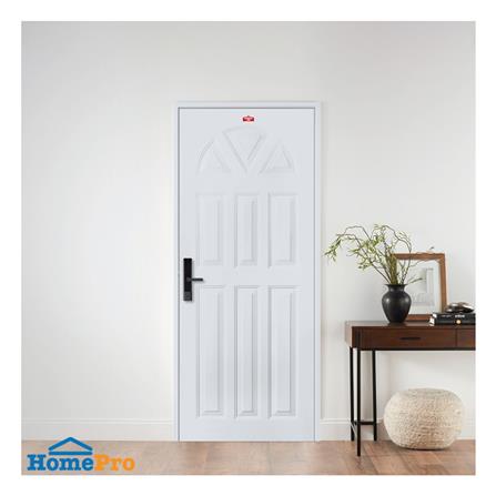 ประตูภายนอกเหล็ก เจาะลูกบิด PROFESSIONAL DOOR B2G 89.2x199.4 ซม. สีเทา_2
