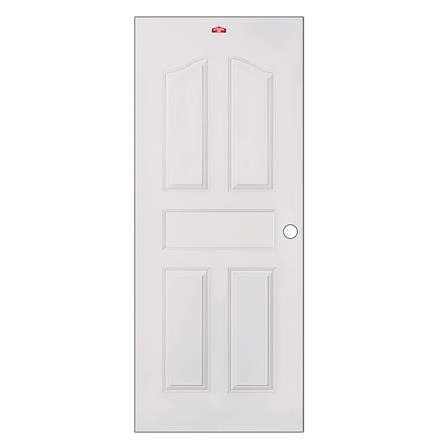 ประตูภายนอกเหล็ก เจาะลูกบิด PROFESSIONAL DOOR G1C 79.2x199.4 ซม. สีครีม