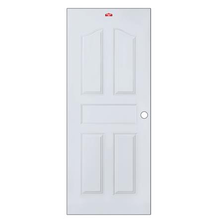 ประตูภายนอกเหล็ก เจาะลูกบิด PROFESSIONAL DOOR G2G 89.2x199.4 ซม. สีเทา