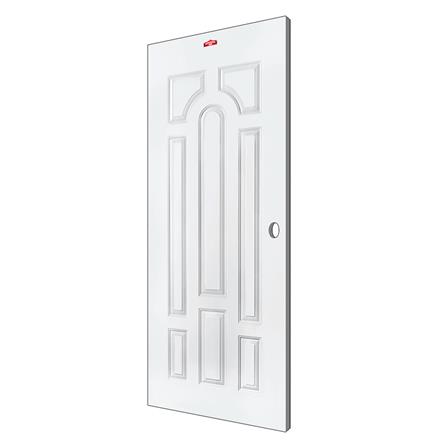 ประตูภายนอกเหล็ก เจาะลูกบิด PROFESSIONAL DOOR L2W 89.2x199.4 ซม. สีขาว_1