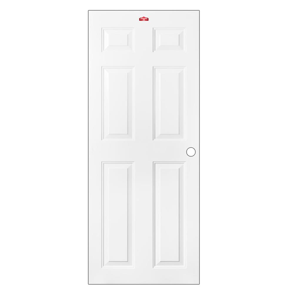 ประตูภายนอกเหล็ก เจาะลูกบิด PROFESSIONAL DOOR A2W 89.2x199.4 ซม. สีขาว