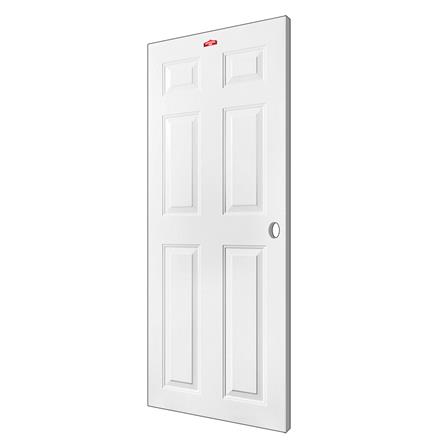 ประตูภายนอกเหล็ก เจาะลูกบิด PROFESSIONAL DOOR A2W 89.2x199.4 ซม. สีขาว_1