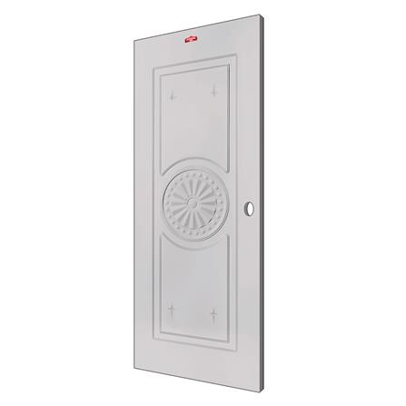 ประตูภายนอกเหล็ก เจาะลูกบิด PROFESSIONAL DOOR I1C 79.2x199.4 ซม. สีครีม_1