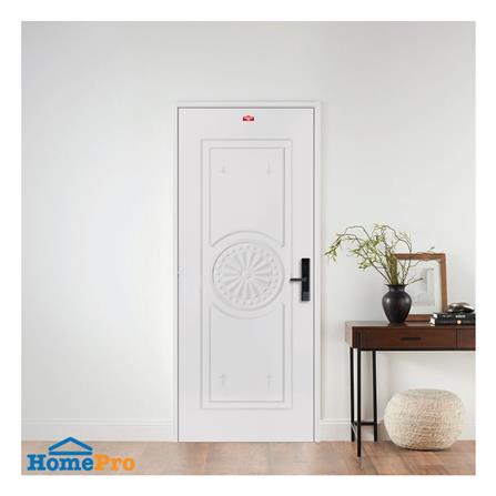 ประตูภายนอกเหล็ก เจาะลูกบิด PROFESSIONAL DOOR I1C 79.2x199.4 ซม. สีครีม_2